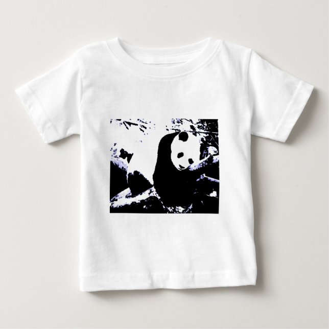 Sleeping Panda Baby T-Shirt (Front)