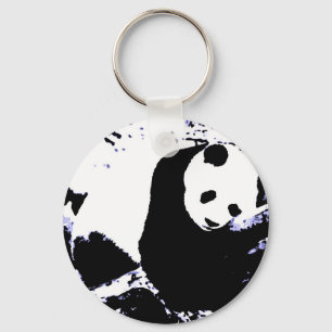 Sleeping Panda Key Ring