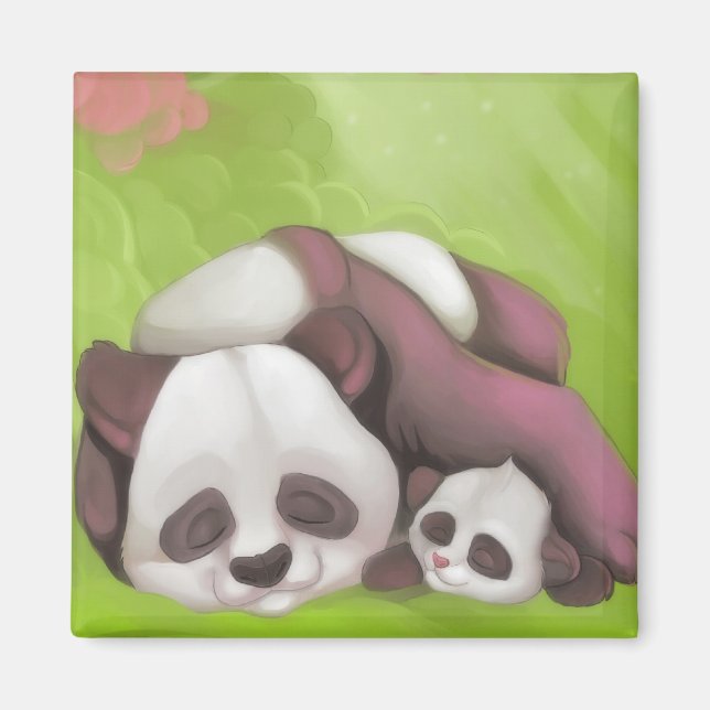 Sleeping Panda Magnet (Front)