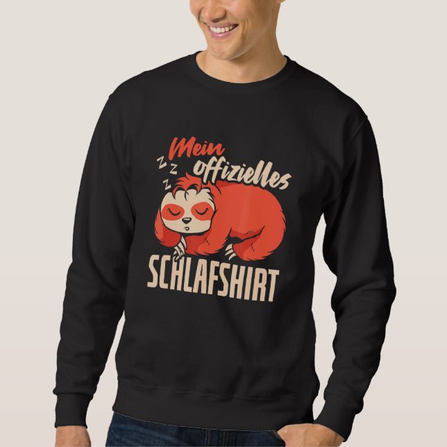 Sleeping Pyjamas Sleep  Pyjamas Bedding Sweatshirt (Front)