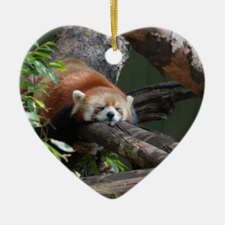 Sleeping Red Panda Ornament