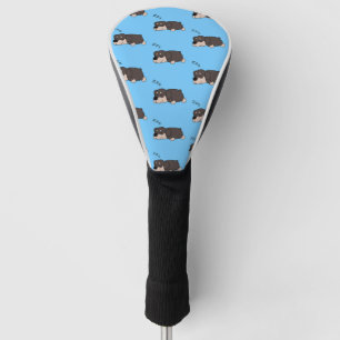 Sleeping Rottweiler Dog Lover ZZZ Animal Pet Owner Golf Head Cover