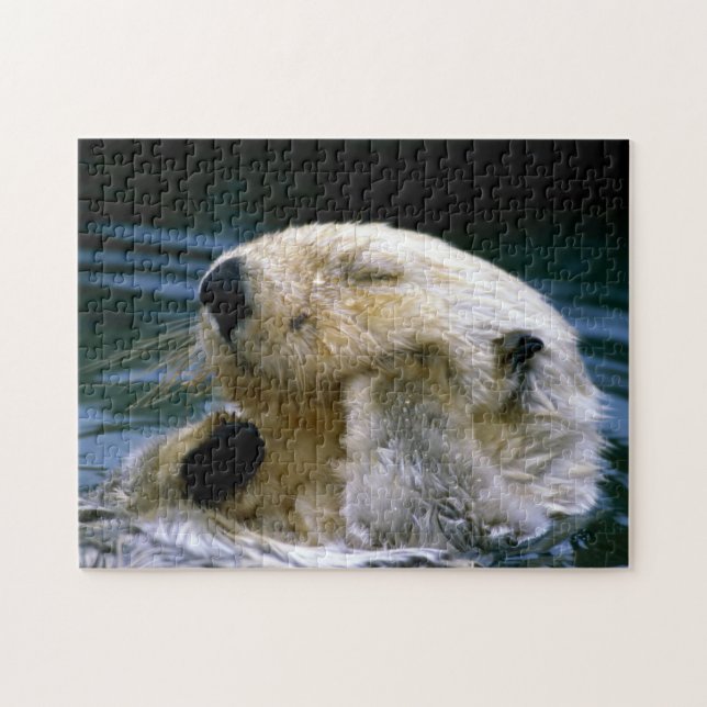 Sleeping Sea Otter, Jigsaw Puzzle (Horizontal)