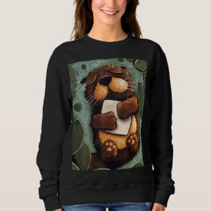 Sleeping Sea Otter Party Animal Kindergarten Sweatshirt