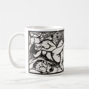 Sleeping Shepherdess Franz Marc Famous Woodcut  Coffee Mug