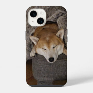 Sleeping Shiba Inu iPhone 14 Case