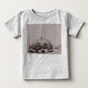 Sleeping Shih tzu Baby Shirt, Sleeping Dog T-Shirt