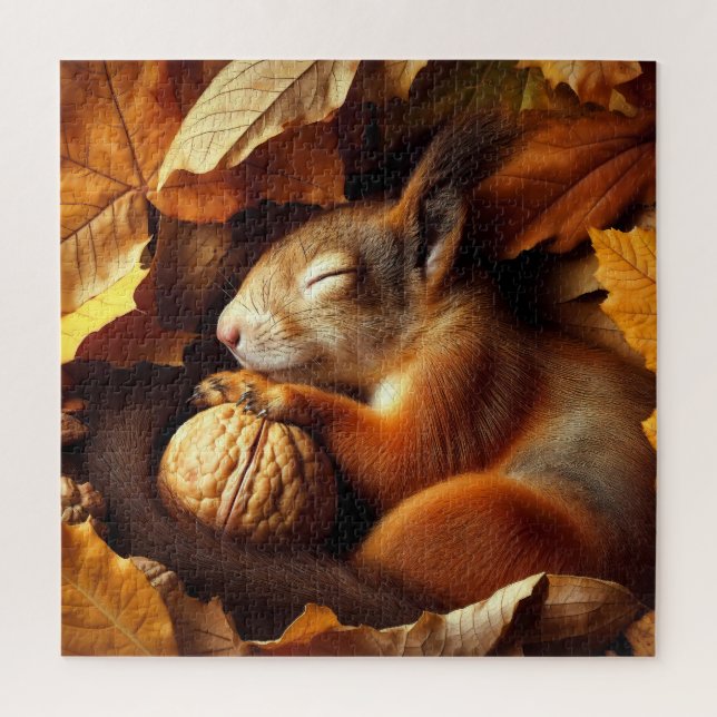 Sleeping Squirrel Puzzle (Vertical)