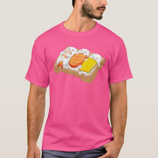 Sleeping Sushi Gift Love Sushi Rolls Japanese Food T-Shirt