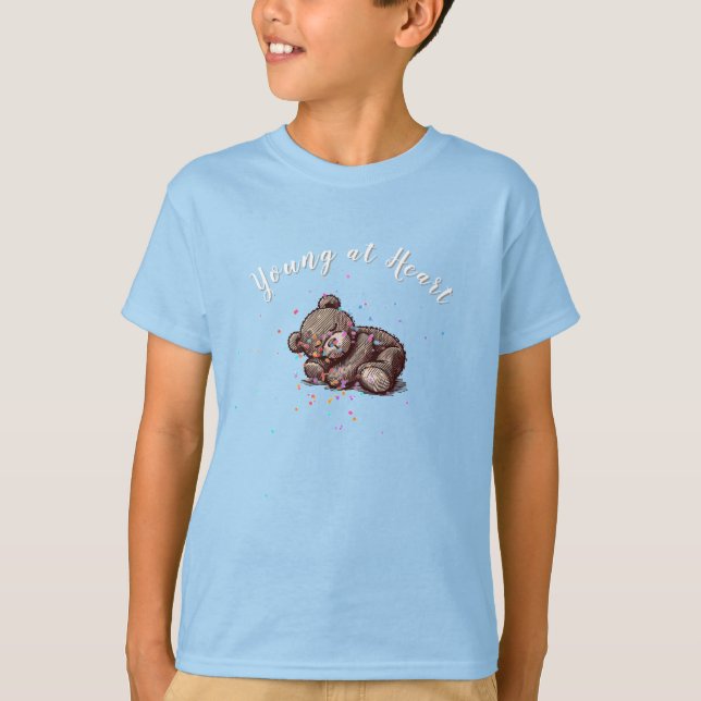 Sleeping Teddy Bear T-Shirt (Front)