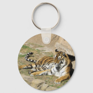 Sleeping Tiger Key Ring