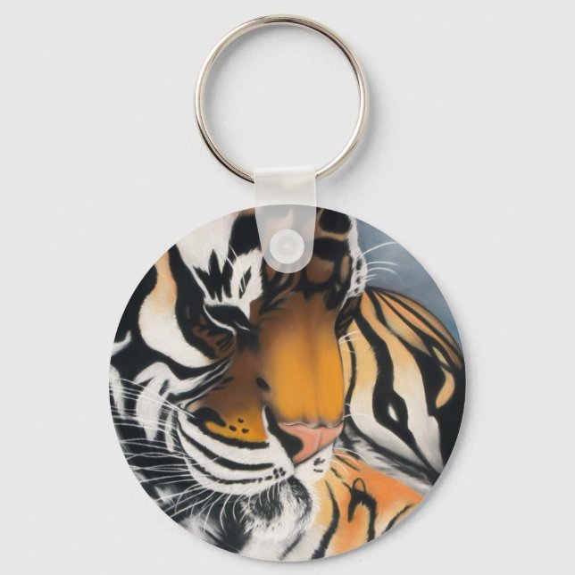 Sleeping Tiger Key Ring (Front)