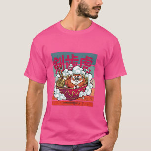 Sleeping Tiger Ramen Bowl Culinary Dreams Food Lov T-Shirt