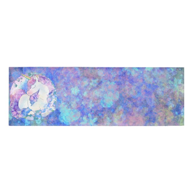 Sleeping Unicorn Name Tag (Front)