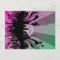 Sleepless City Postcard