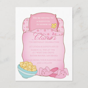 Sleepover Invitation