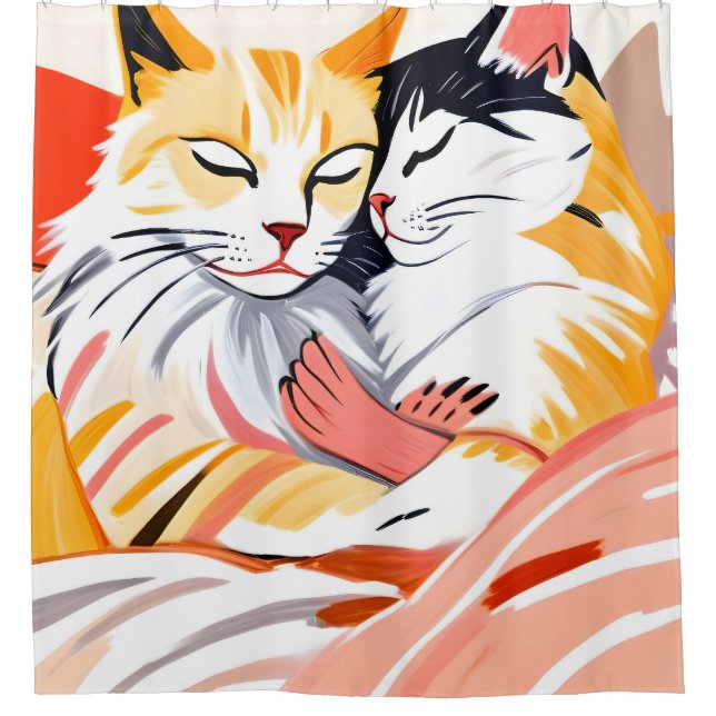 Sleepover Shower Curtain (Front)