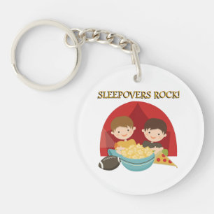 Sleepovers Rock Key Ring