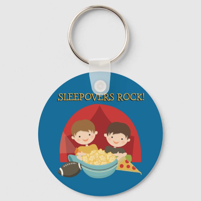 Sleepovers Rock Key Ring (Front)