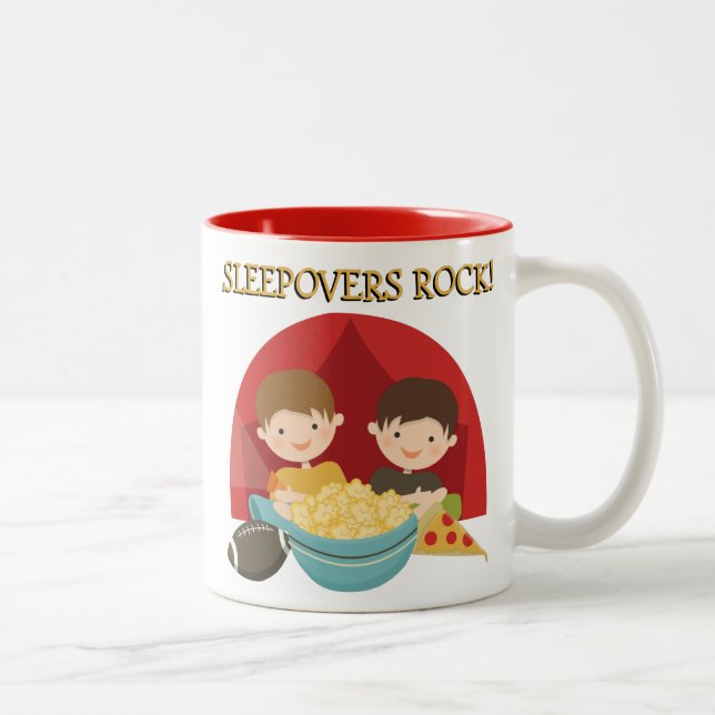 Sleepovers Rock Two-Tone Coffee Mug (Right)