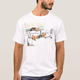 Sleeps with Yorkies T-Shirt