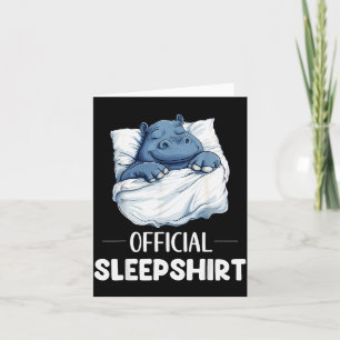 Sleepshirt Cute Sleeng Hip Animal Lovers Pajama  Card
