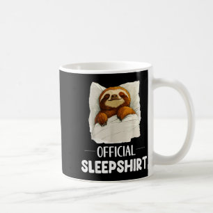 Sleepshirt Cute Sleeng Sloth Animal Lovers Pajama  Coffee Mug