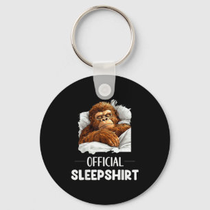Sleepshirt Sleeng Bigfoot Sasquatch Lovers Pajama Key Ring
