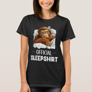 Sleepshirt Sleeng Bigfoot Sasquatch Lovers Pajama  T-Shirt