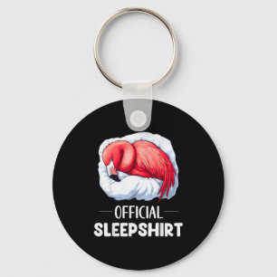Sleepshirt Sleeng Flamingo Animal Lovers Pajama Key Ring