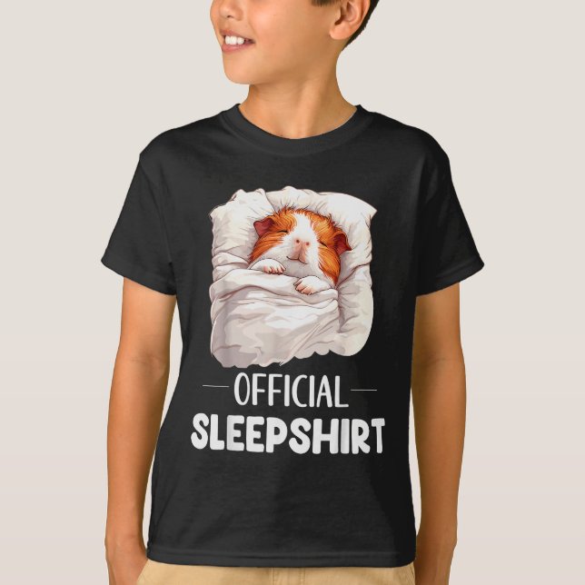 Sleepshirt Sleeng Guinea G Animal Lovers Pajama  T-Shirt (Front)
