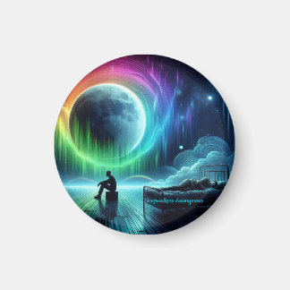 Sleepwalkers Anonymous Round Magnet