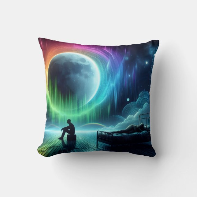Sleepwalkers Anonymous Throw Pillow (Front)