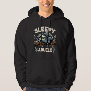 Sleepy Abuelo Sloth Dad Father's Day Funny Animal  Hoodie