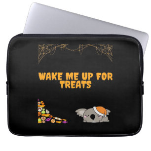 Sleepy animal ready for Halloween treats! Classic Laptop Sleeve