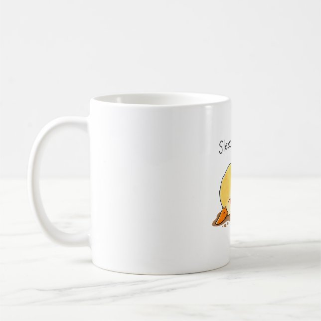 Sleepy as Duck  Coffee Mug (Left)