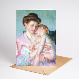 Sleepy Baby   Mary Cassatt Card