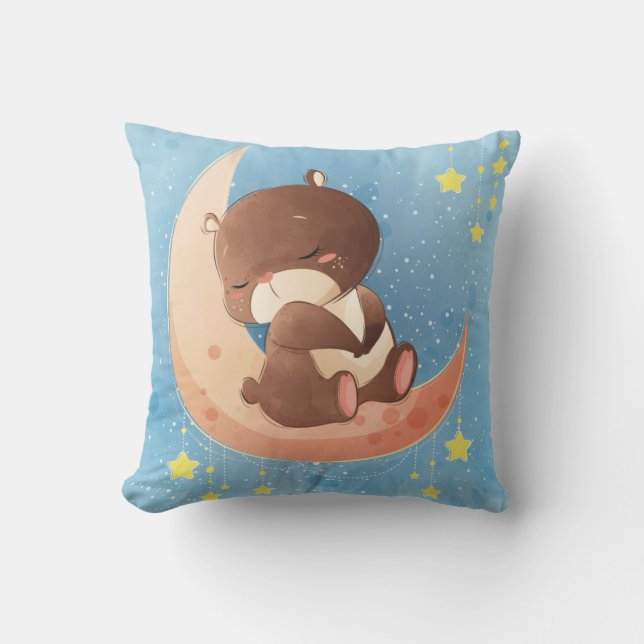 Sleepy Bear Cushion (Front)