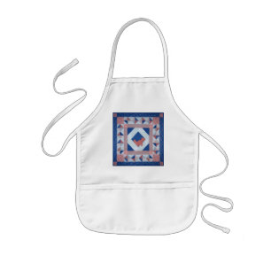 Sleepy Bear Quilt Paint Smock Kids Apron