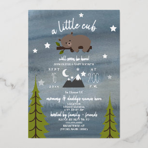 Sleepy Bear Stars Baby Shower