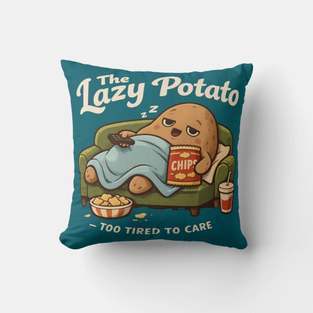Sleepy Beige Cartoon Potato Sofa Comfort Design Cushion (Front)