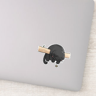 Sleepy Black Cat Cute