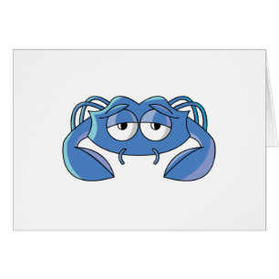 sleepy blue crab