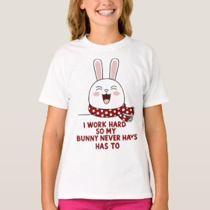 Sleepy Bunny T-Shirt – Cosy Minimalist Rabbit Desi