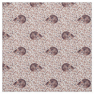 Sleepy cat fabric
