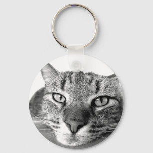Sleepy Cat Key Ring