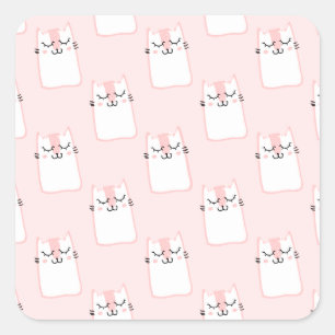 sleepy cats stickers