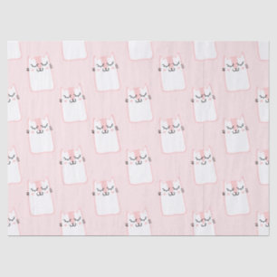 sleepy cats tissue paper