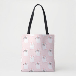 sleepy cats tote bag