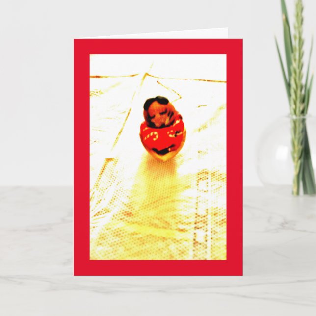 Sleepy Chipmunk Card (Front)